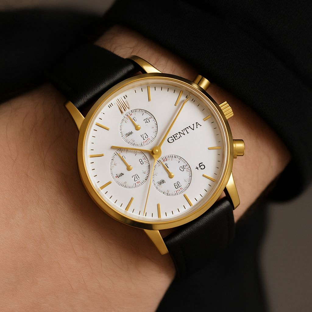Classic leather watch