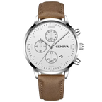 Classic leather watch