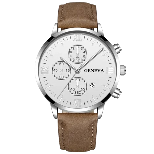 Classic leather watch