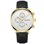 Classic leather watch
