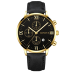 Classic leather watch