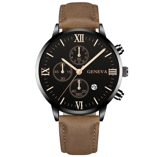 Classic leather watch