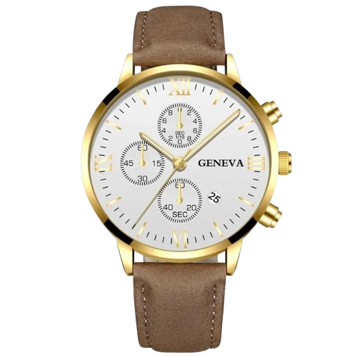 Classic leather watch