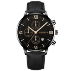 Classic leather watch