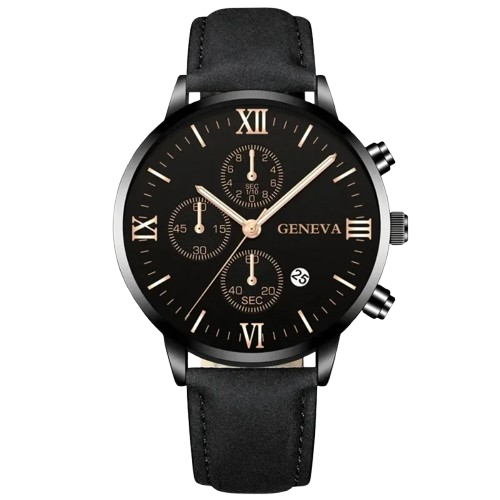 Classic leather watch